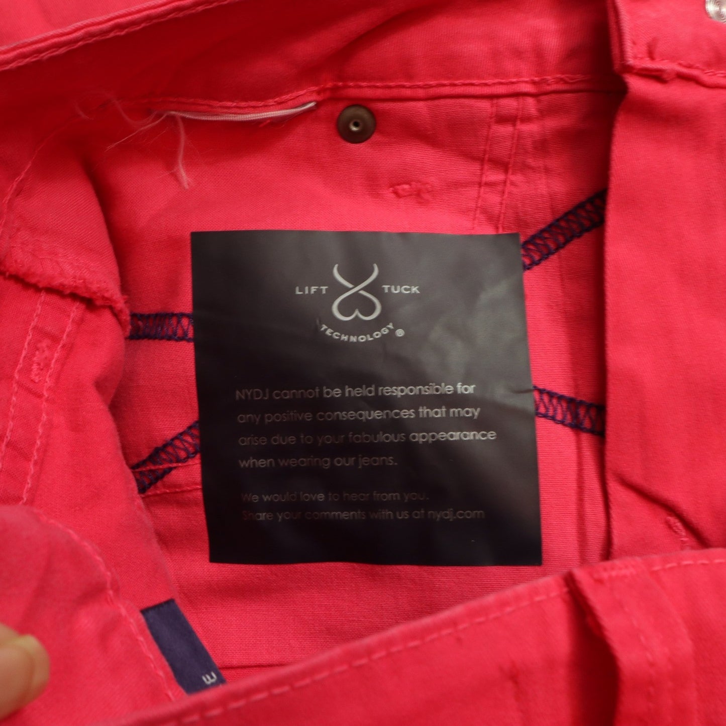 NYDJ Pink Ankle Colorful Beach Kawaii Vibrant Tapered Neon Indie Soft Pants 8