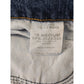 Blu Denim Capri Crop Blue Beach Resort Stretch Cotton Jeans Pants Plus 18 Medium