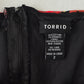 Floral Black Sweetheart Peplum Regency Glam Cottage Whimsy Goth Torrid Top 2