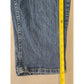 Blu Denim Capri Crop Blue Beach Resort Stretch Cotton Jeans Pants Plus 18 Medium