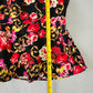Floral Black Sweetheart Peplum Regency Glam Cottage Whimsy Goth Torrid Top 2