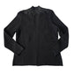 Black Regency Sweater Embroidered Dark Romantic Lace Chico's Cardigan Knit 3 XL