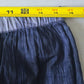 Chico's Blue Tie Dye Midi Western Boho Indie Cottage Flare Cotton Skirt 0 Small