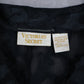 Victoria Secret Blue Black Vintage Floral Intimate Lingerie Slip Sheer Dress Large