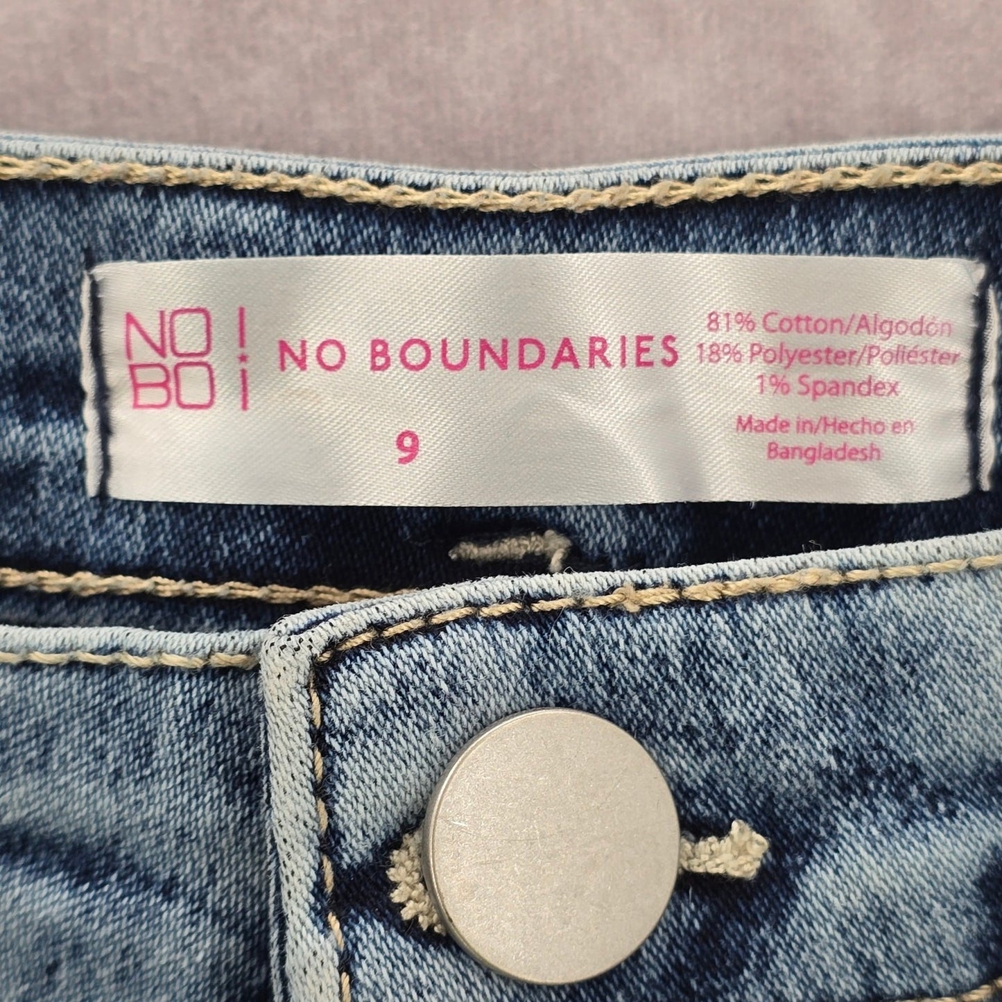 Blue Button Up 90s Vintage Skinny Jeans Denim Straight Leg Y2K Pants Size 9