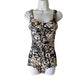 Metallic Gold Resort Vacation Beach One Piece Swimsuit Maxine of Hollywood 10