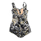 Metallic Gold Resort Vacation Beach One Piece Swimsuit Maxine of Hollywood 10