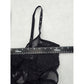 Black Lace Whimsygoth Romantic Dark Floral Hunkemoller Lingerie Bodysuit 38C