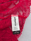 Lace Red Panty Lace Dainty Whimsy Sexy Goth Fairy Coquette Bridal XL 16/18
