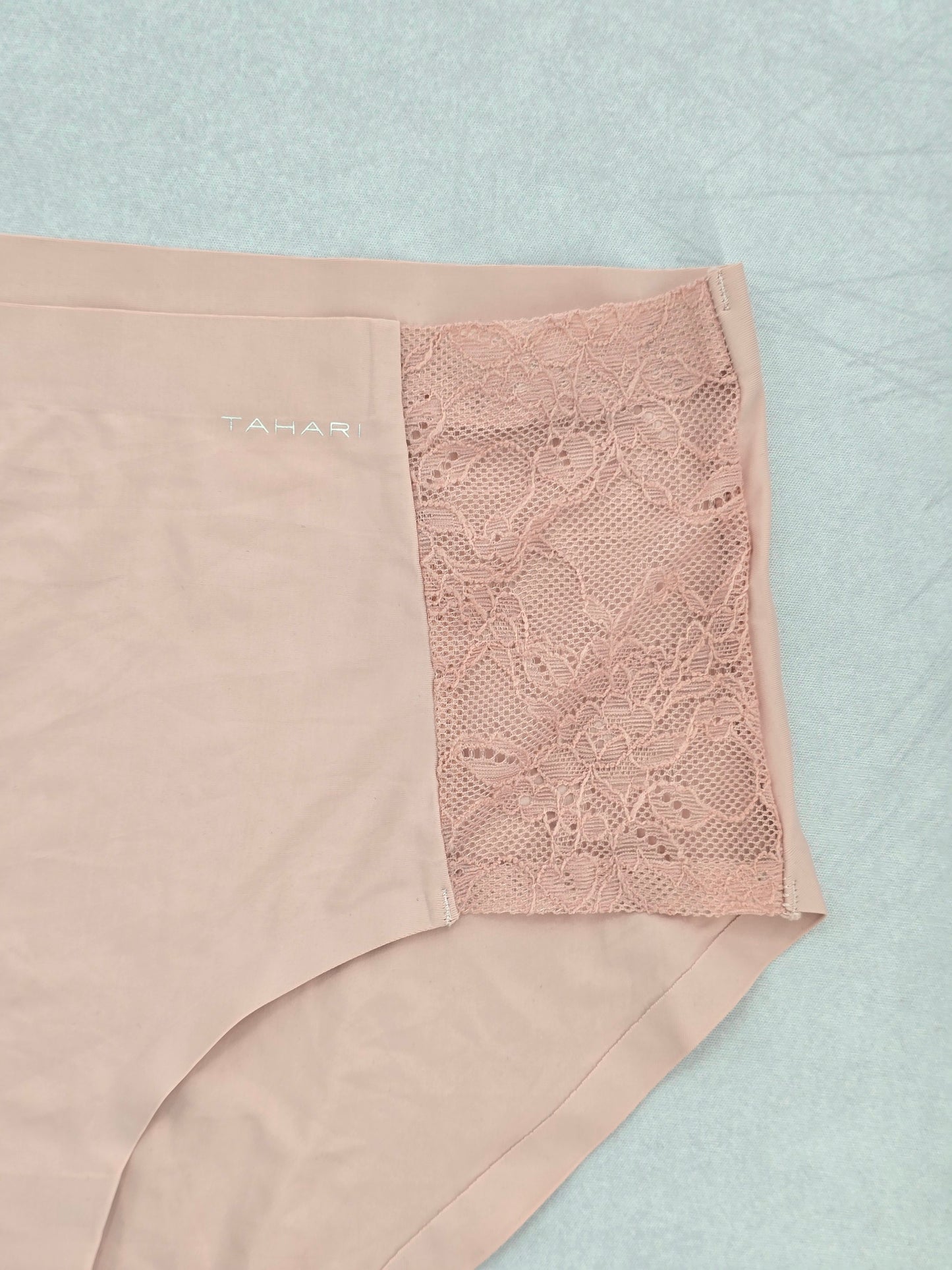 Tahari Pink Lace Dainty Whimsy Boho Goth Fairy Coquette Bridal Panties Large