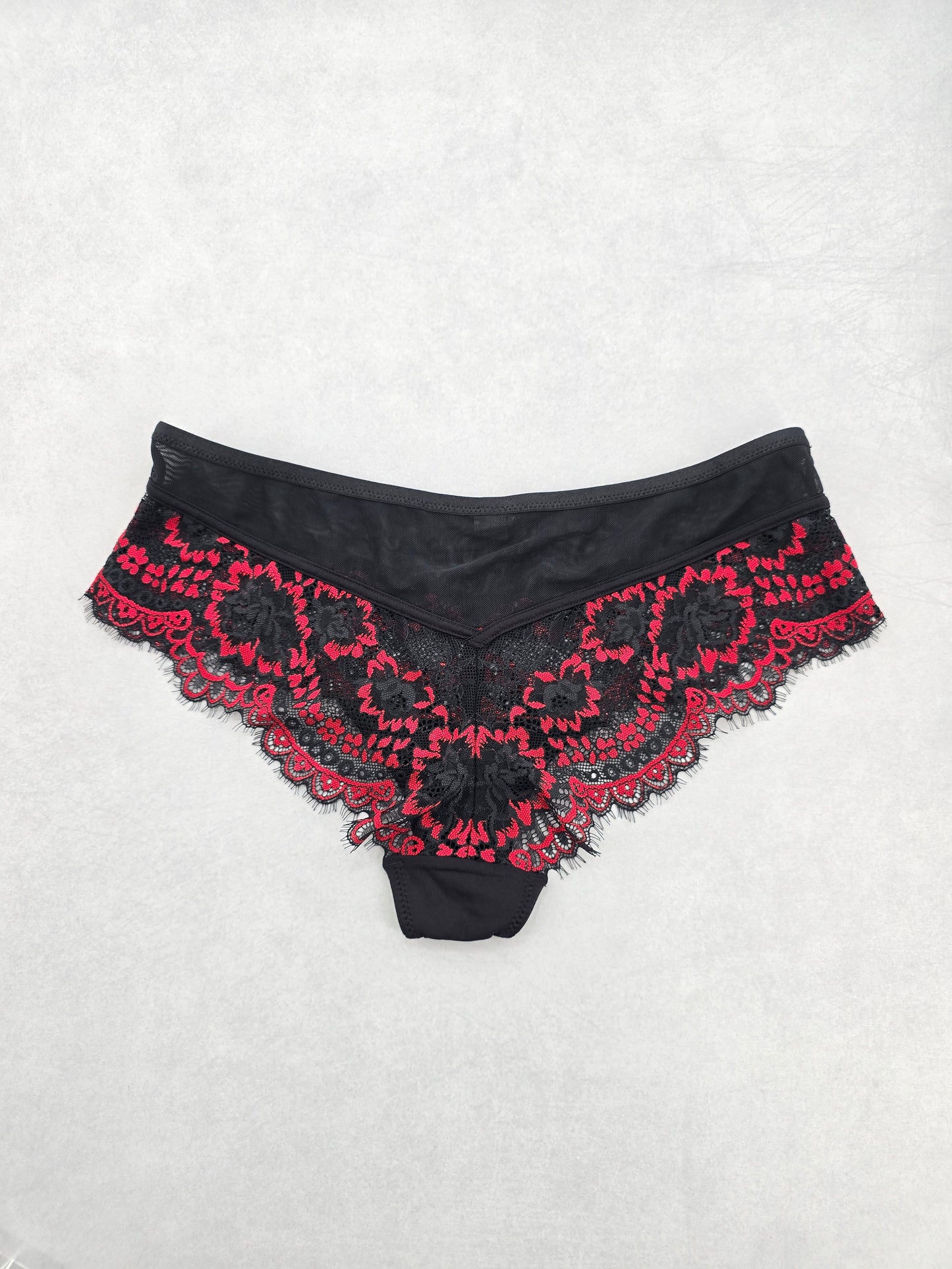 Lace Black Vintage Dainty Whimsy Sexy Goth Fairy Coquette Bridal Panties M