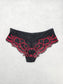 Lace Black Vintage Dainty Whimsy Sexy Goth Fairy Coquette Bridal Panties M