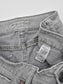Maurices Gray Skinny Y2K Skater Punk Goth Rock Denim Junior Jeans Small Medium