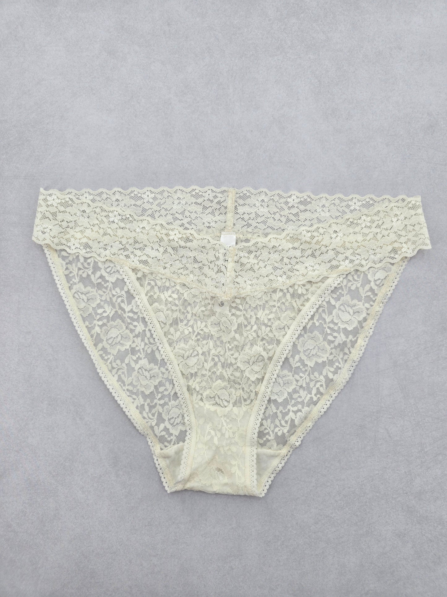 Lace White Panty Lace Dainty Whimsy Sexy Goth Fairy Coquette Bridal Large