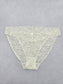 Lace White Panty Lace Dainty Whimsy Sexy Goth Fairy Coquette Bridal Large