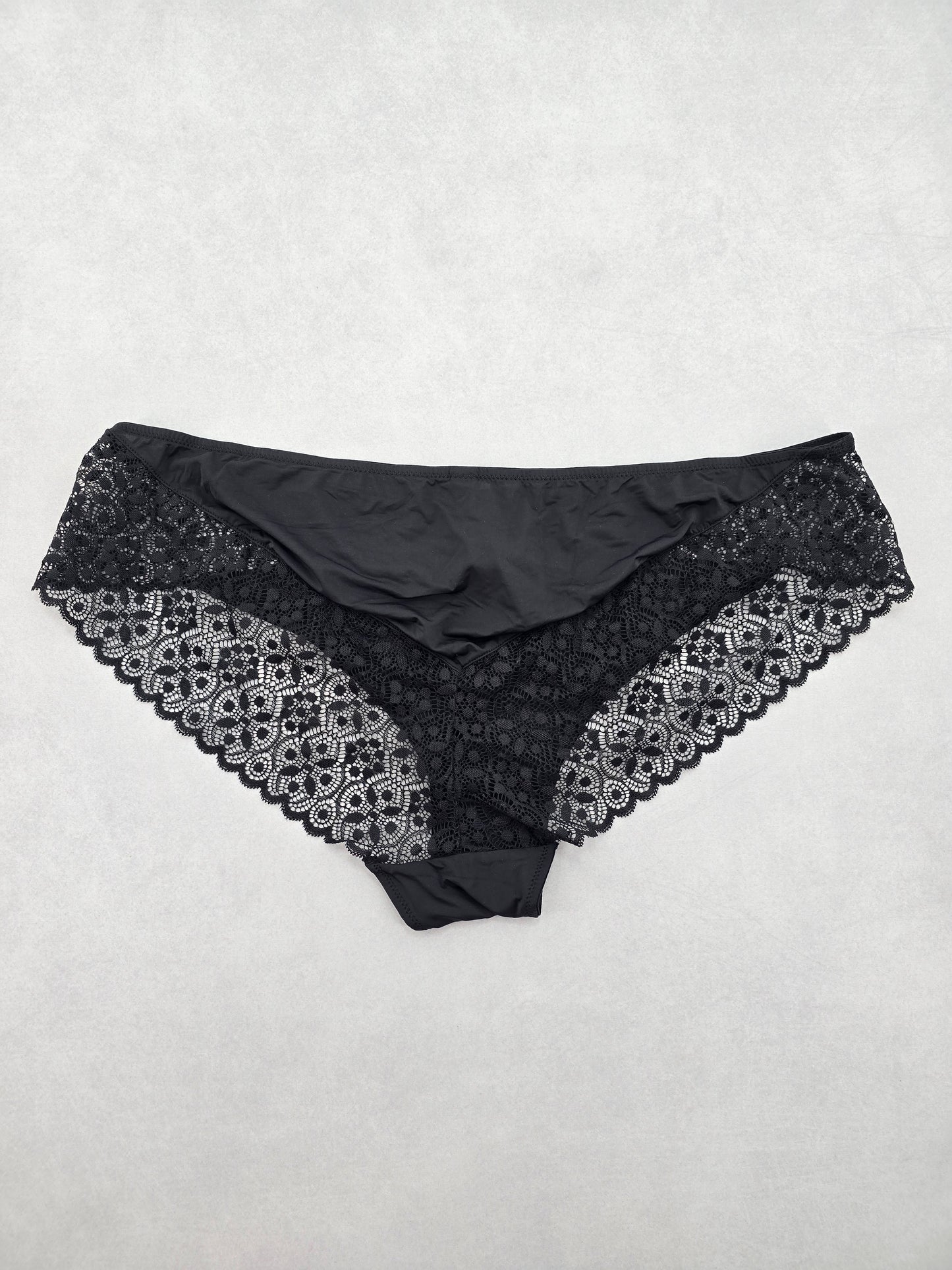 Lace Black Panty Lace Dainty Whimsy Sexy Goth Fairy Coquette Bridal Plus XXL