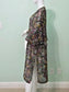 Floral Boho Fairy Coquette Indie Whimsygoth VTG Cottagecore Wrap Kimono Top 1XL