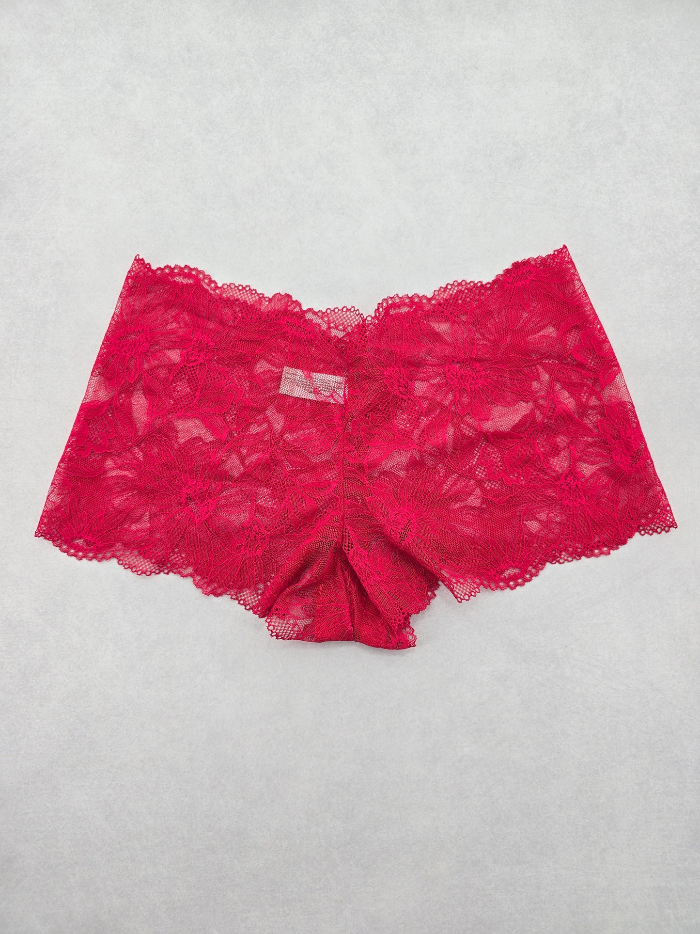 Lace Red Panty Lace Dainty Whimsy Sexy Goth Fairy Coquette Bridal XL 16/18