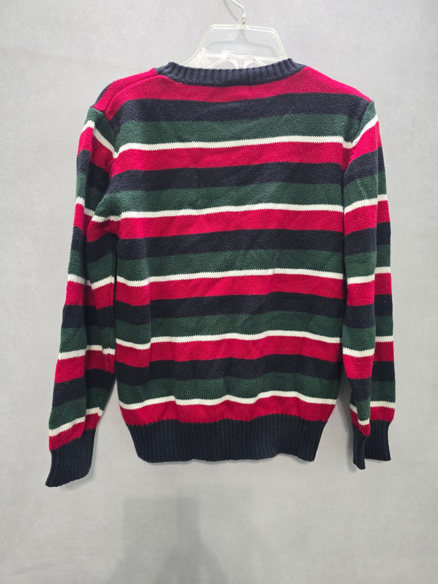 Gymboree Stripes Pullover Knit Holiday Cozy Boys Sweater Medium 7/8