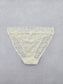 Lace White Panty Lace Dainty Whimsy Sexy Goth Fairy Coquette Bridal Large
