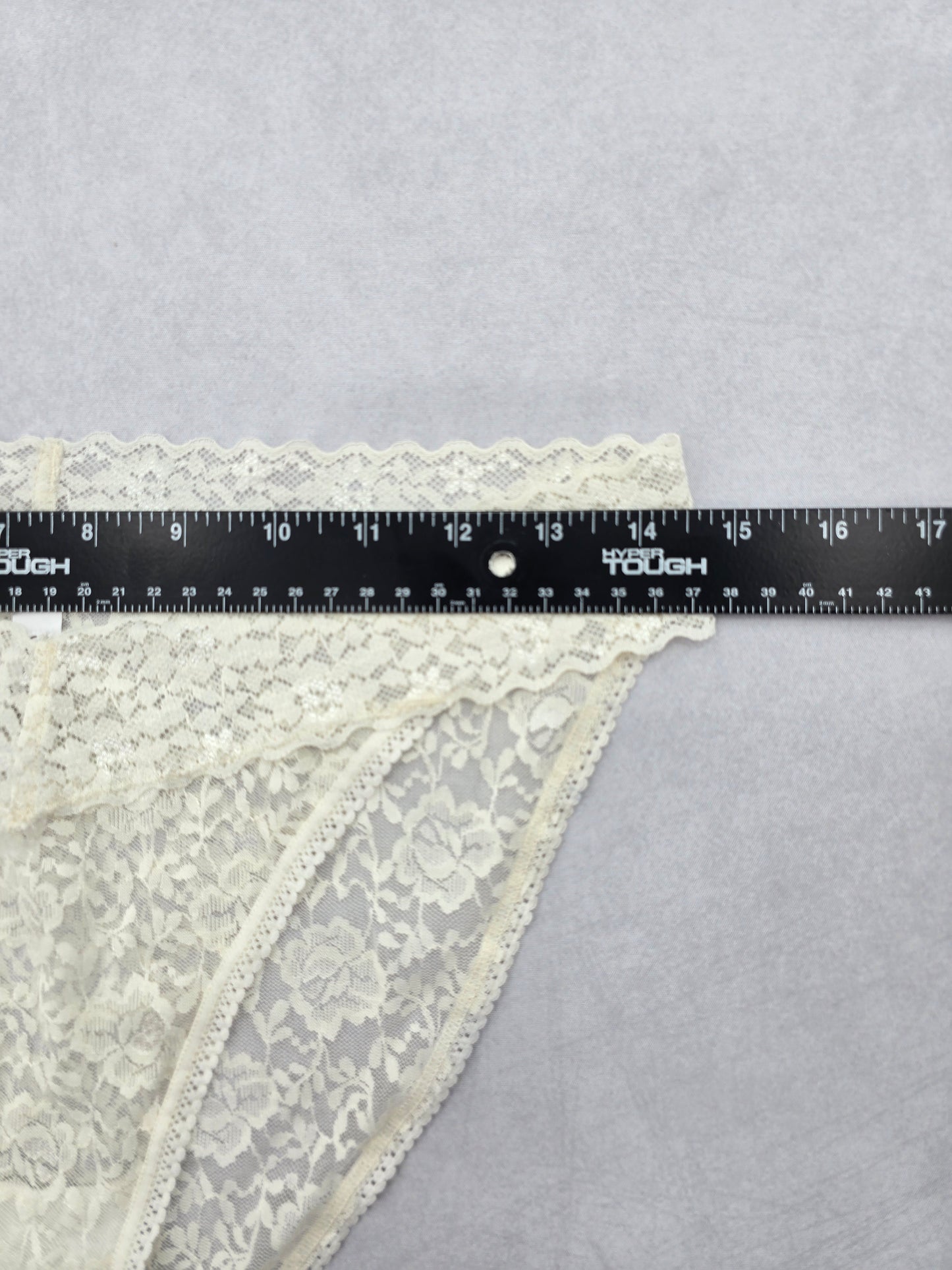 Lace White Panty Lace Dainty Whimsy Sexy Goth Fairy Coquette Bridal Large