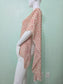 Floral Boho Fairy Coquette Indie Whimsygoth VTG Cottagecore Wrap Kimono Plus 5X