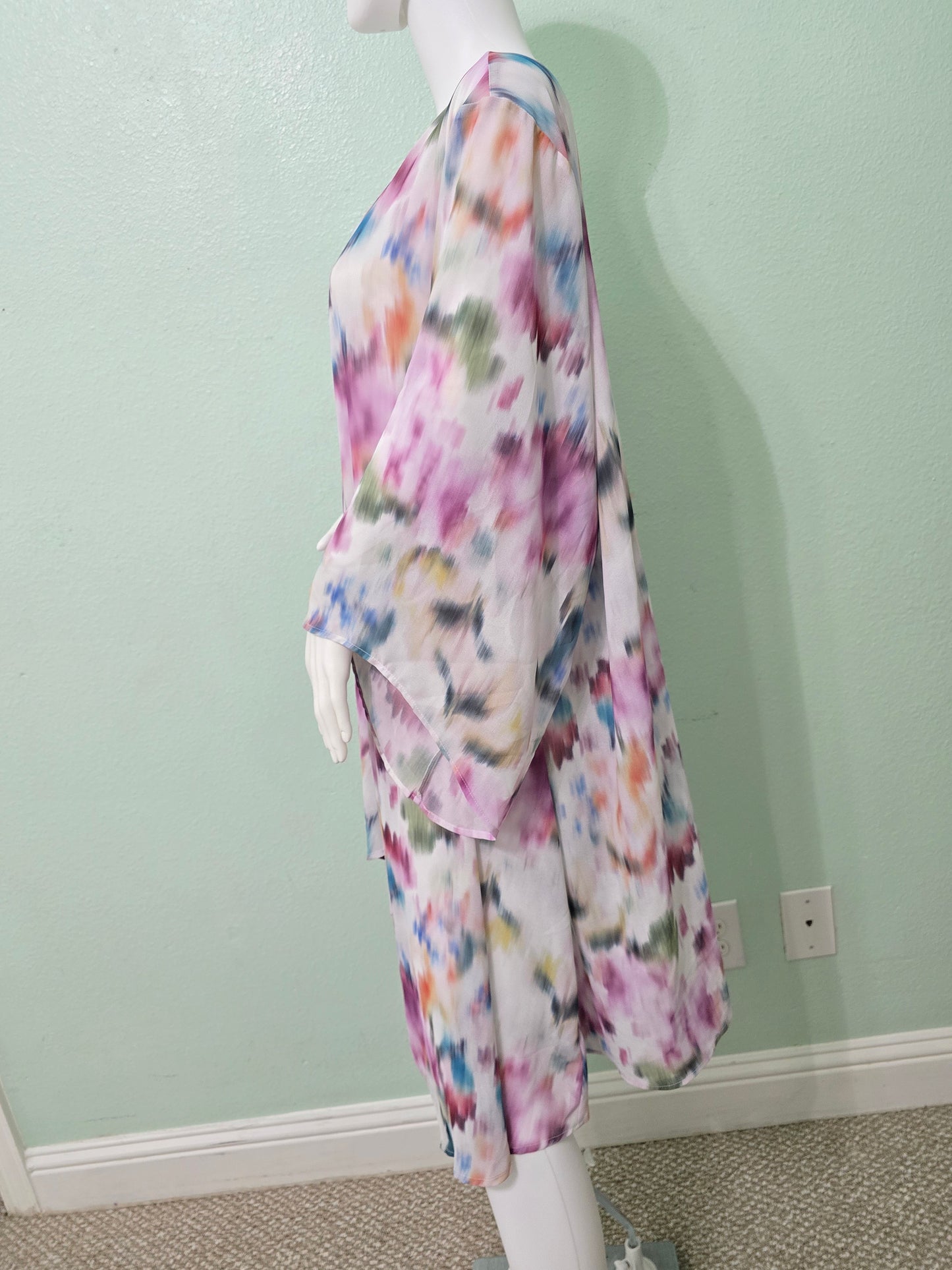 Resort Boho Fairy Coquette Indie Whimsygoth VTG Cottagecore Wrap Kimono Torrid 4