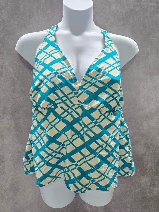 Catalina Halter Swim Beach Resort Vacation Tankini Top 3X