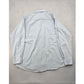 Blue Collared Formal Wedding Button Up Cotton Dress Work 16.5 Neck Shirt L 34/35