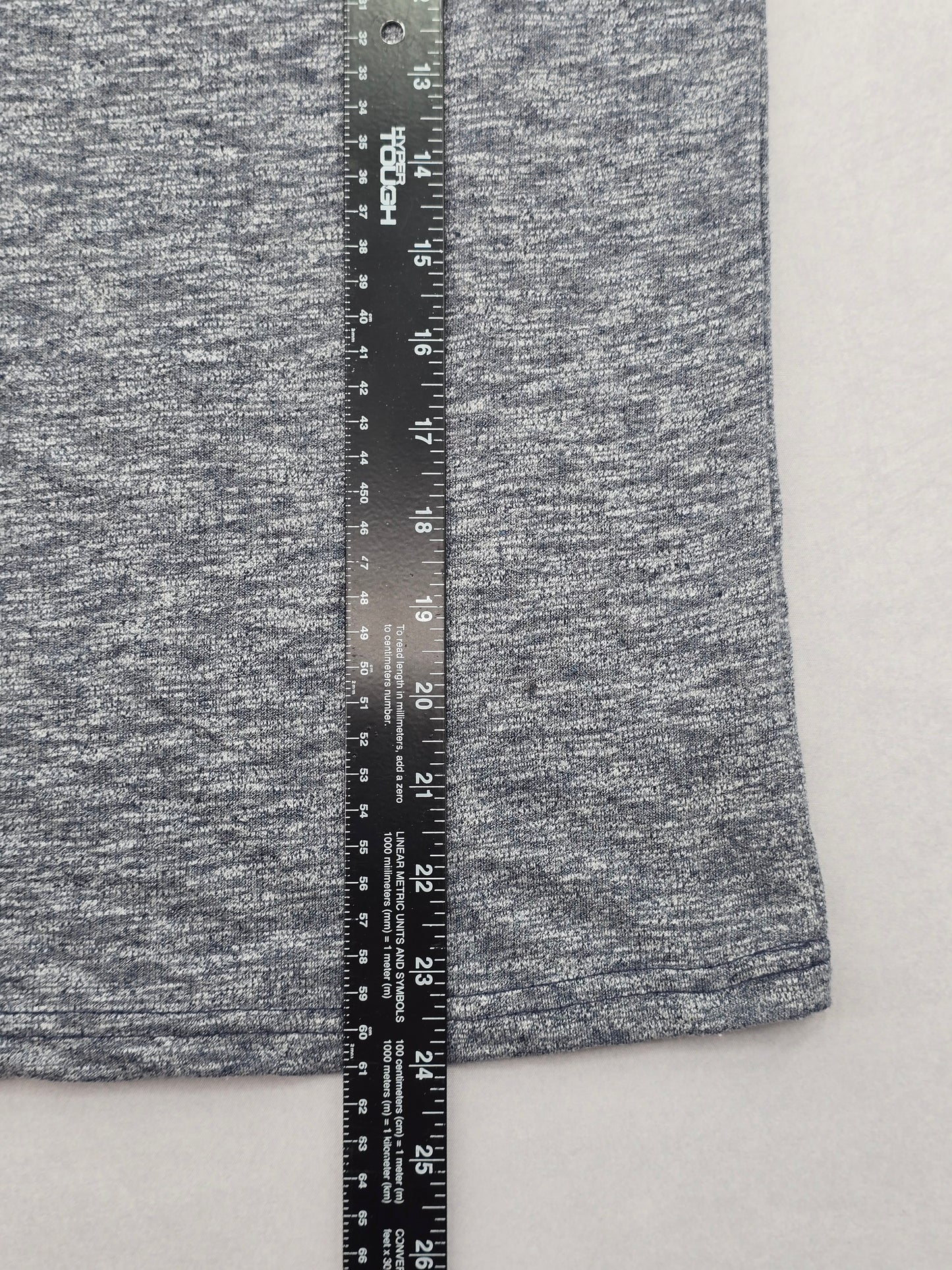 Navy Blue Work Casual Heather Grey Y2K Sweater Rustic Blue Boys Top Large