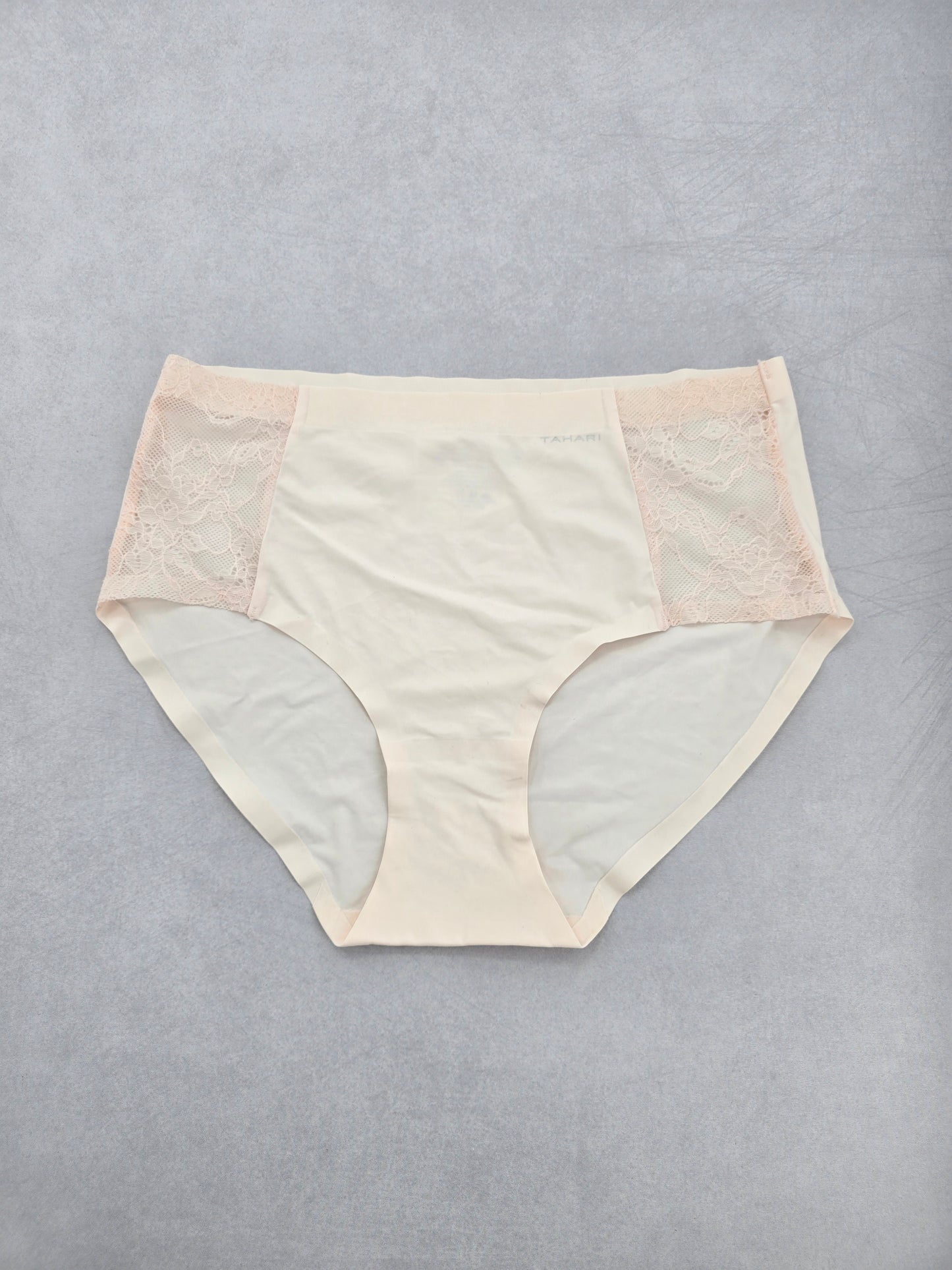 Tahari Blush Lace Dainty Whimsy Boho Goth Fairy Coquette Bridal Panties Large