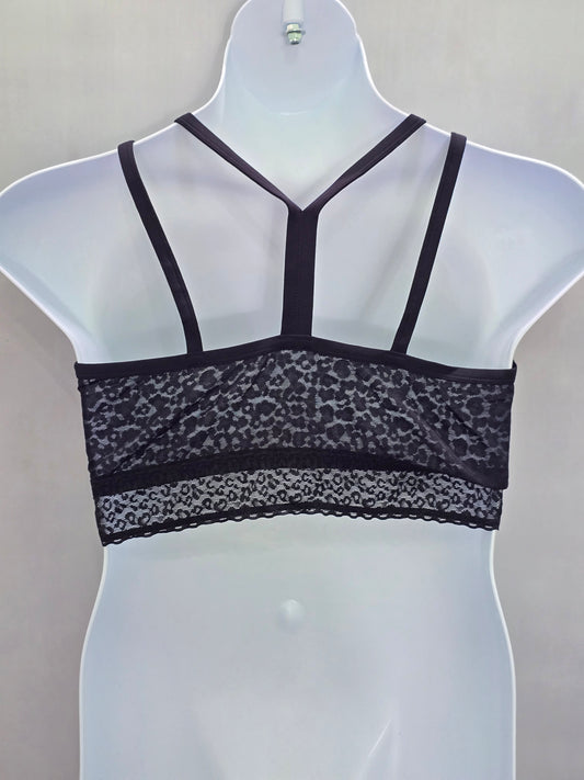Maurices Black Romantic Boudoir Cottage Lingerie Feminine Lace Bra Plus 2X