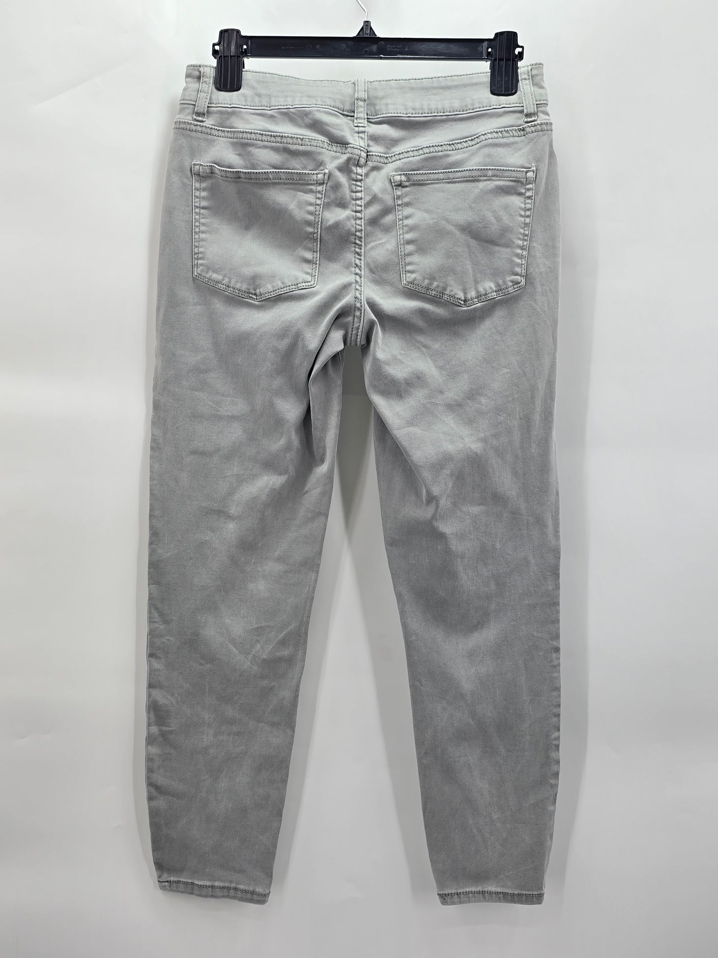 Maurices Gray Skinny Y2K Skater Punk Goth Rock Denim Junior Jeans Small Medium