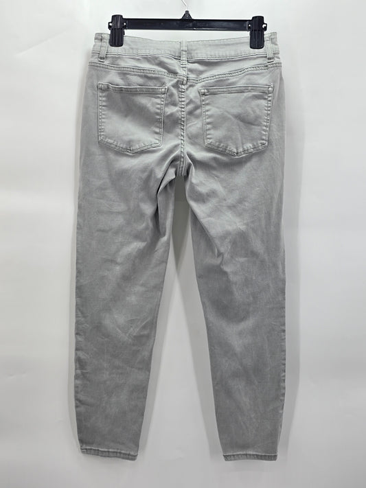Maurices Gray Skinny Y2K Skater Punk Goth Rock Denim Junior Jeans Small Medium