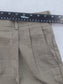 Tan Plaid Straight Leg Pleated George Work Utility Formal Dress Pants Mens 36x30