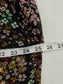 Floral Boho Fairy Coquette Indie Whimsygoth VTG Cottagecore Wrap Kimono Top 1XL