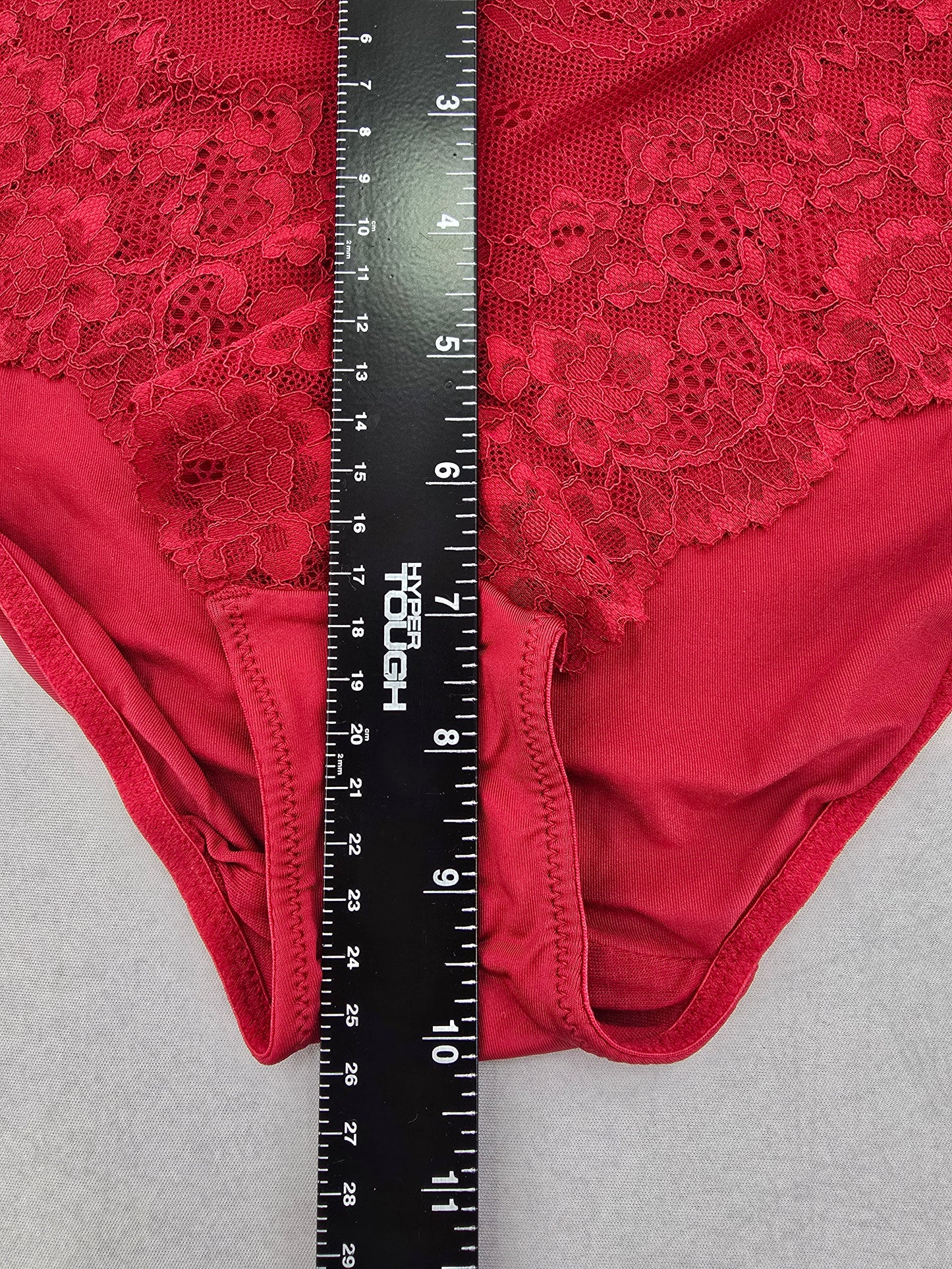 Lace Red Panty Lace Dainty Whimsy Sexy Goth Fairy Coquette Bridal Large 44/46