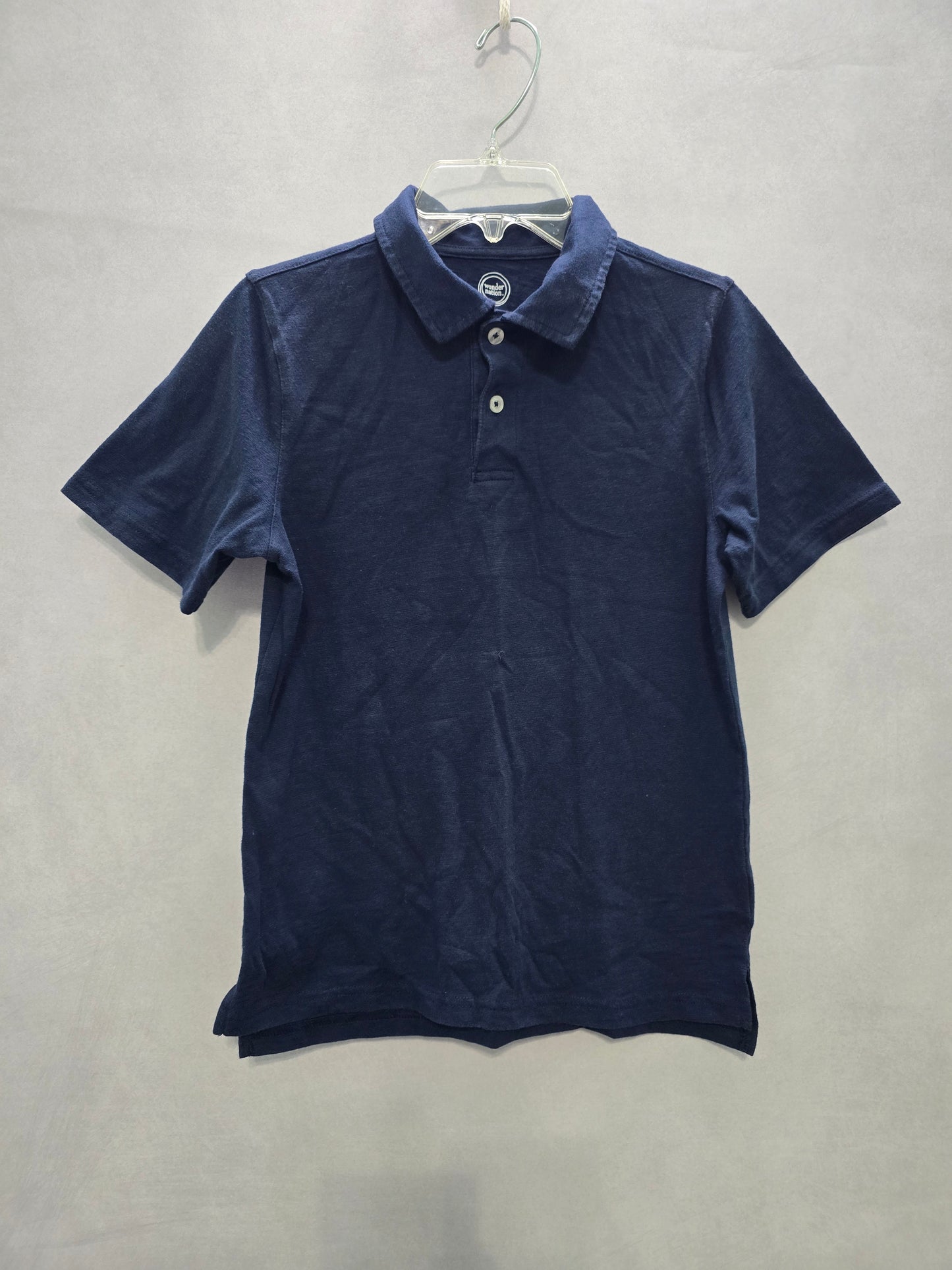 Wonder Nation Navy Blue Short Sleeve Polo Shirt XL 18/20