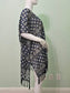 Floral Boho Fairy Coquette Indie Whimsygoth VTG Cottagecore Wrap Kimono Top OSFM 5X