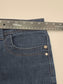 Gloria Vanderbilt Blue Capri Cropped Resort Cottage Perfect Fit Jeans Plus 14