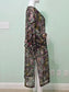 Floral Boho Fairy Coquette Indie Whimsygoth VTG Cottagecore Wrap Kimono Top 1XL