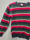 Gymboree Stripes Pullover Knit Holiday Cozy Boys Sweater Medium 7/8