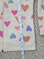Hearts Cute Boho Cozy Colorful Full Zip Hoodie Sweater Cat & Jack Girls L 10/12
