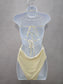 Tularosa White One Piece Swimsuit Beach Vacation Resort Boho Sexy Large