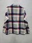 Gray Plaid Fleece Sweater Gymboree Boys Large 10/12