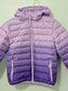 Eddie Bauer Purple Ombre Reversible Light Hood Puffer Ski Snow Girls Jacket S