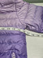 Eddie Bauer Purple Ombre Reversible Light Hood Puffer Ski Snow Girls Jacket S