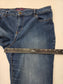 Gloria Vanderbilt Blue Capri Denim Cropped Y2K Cottage Resort Jeans Plus 16