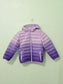 Eddie Bauer Purple Ombre Reversible Light Hood Puffer Ski Snow Girls Jacket S