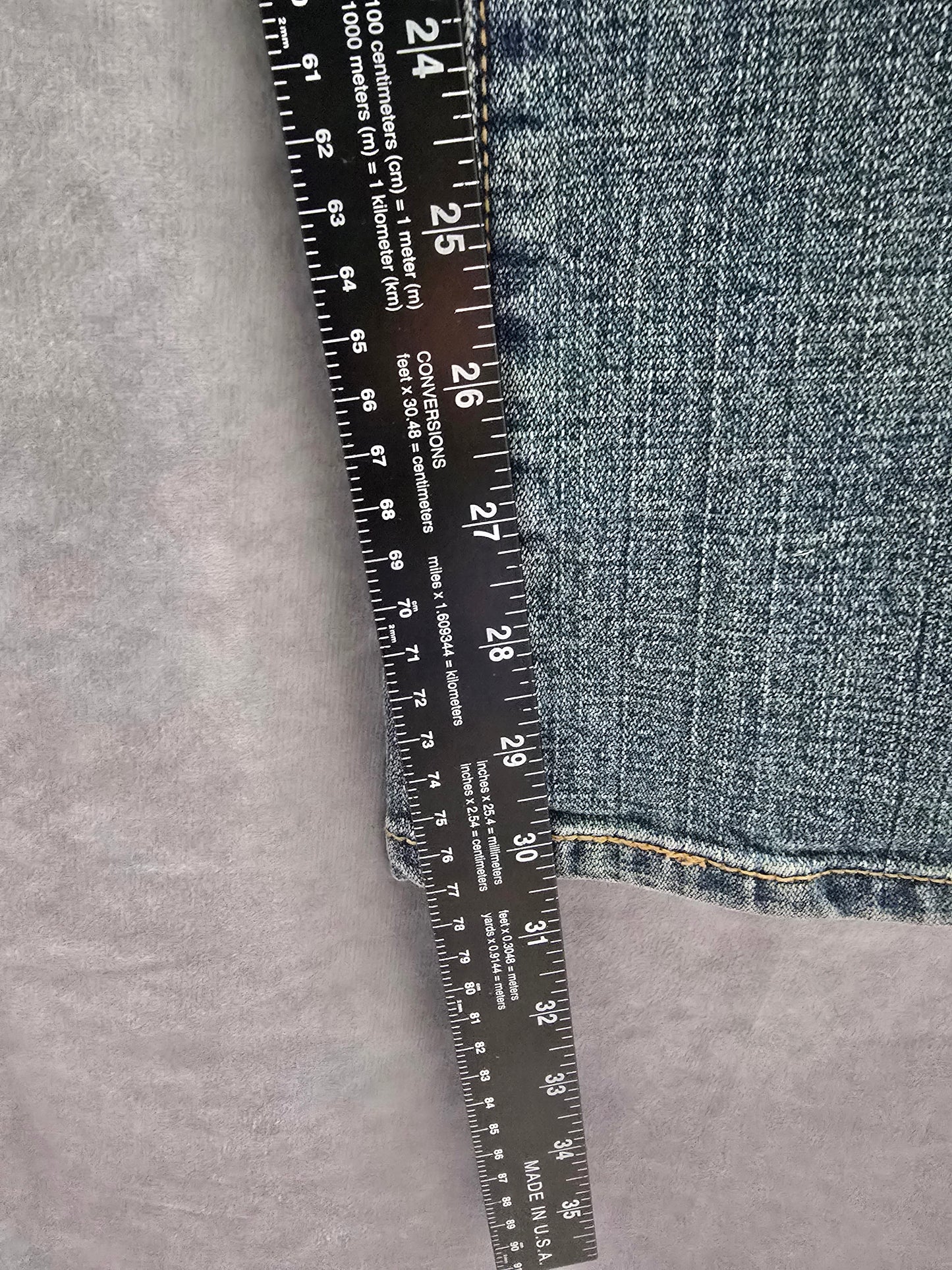 Levi's 515 Bootcut Blue Straight Leg 90s Vintage Womens Jeans 8M